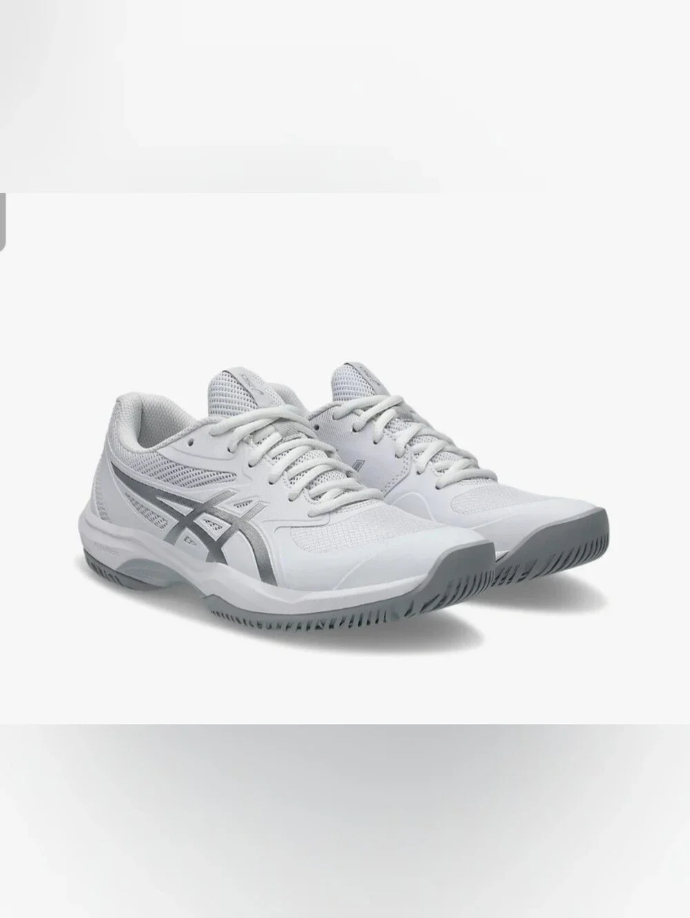 ASICS Game FF Women’s 8.5 Tennis Shoes White Pure Silver NWOB